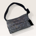 Crystal embellished shoulder bag view of the front