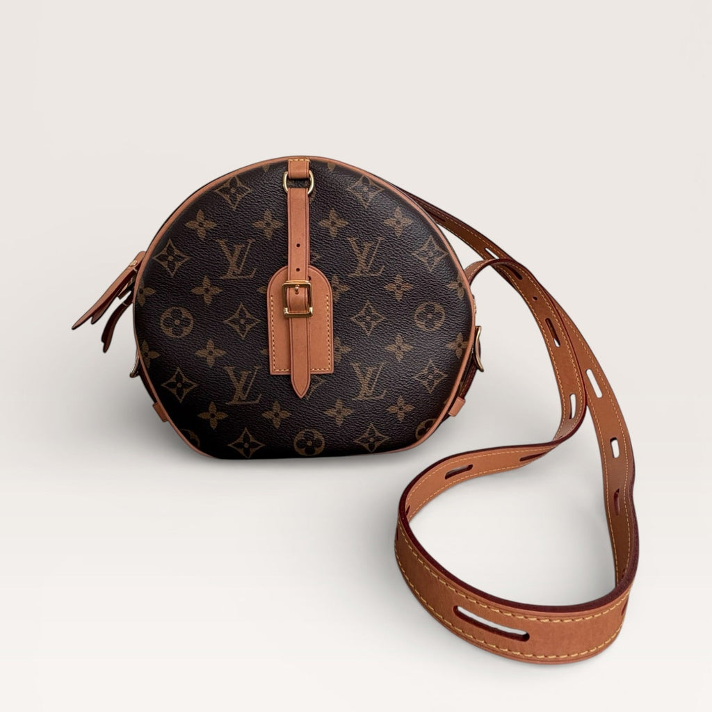 Louis Vuitton Boite Chapeau Souple PM Monogram Canvas Round Crossbody Bag