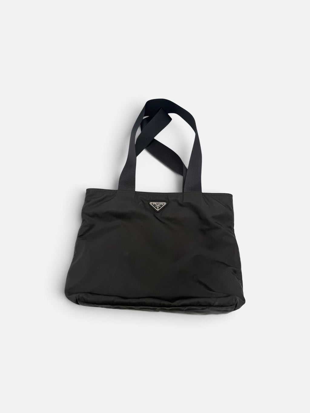 Prada Black Nylon Tote Bag