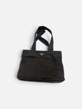 Prada Black Nylon Tote Bag