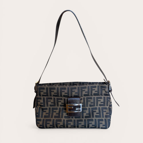 Vintage Fendi Zucca baguette front view
