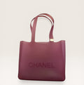 Chanel Pink Jelly CC Logo Tote Bag