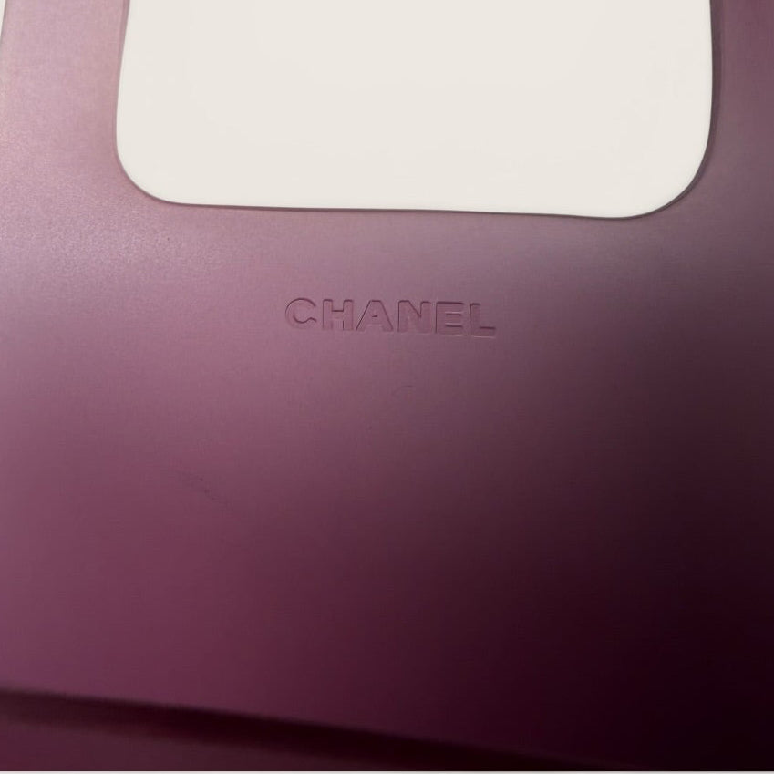 Chanel Pink Jelly CC Logo Tote Bag