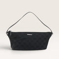 Gucci GG Canvas Boat Pochette Black Mini Shoulder Bag Y2K Vintage