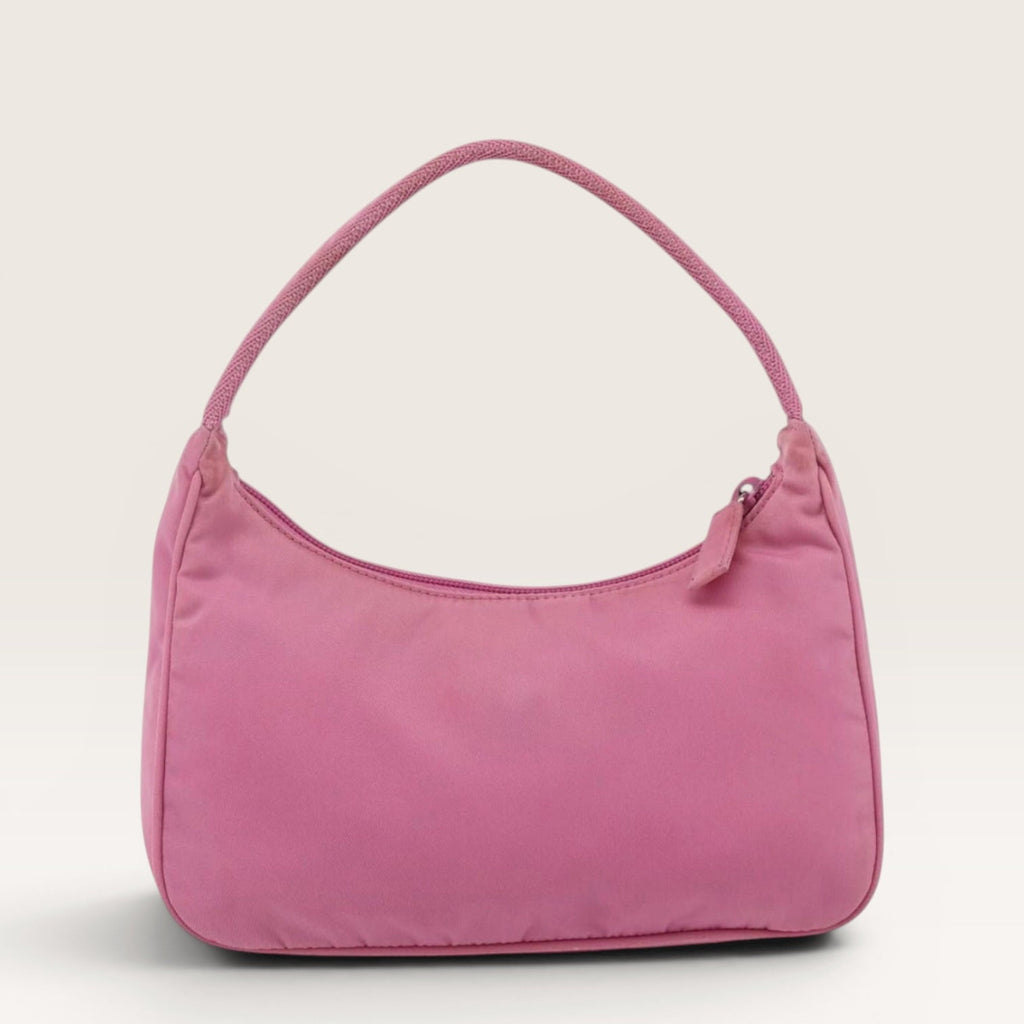 Prada Pink Nylon Mini Shoulder Bag Y2K