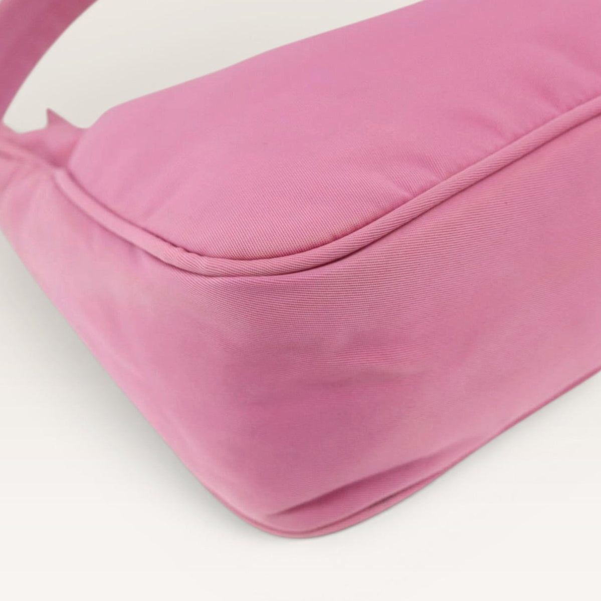 Prada Pink Nylon Mini Shoulder Bag Y2K